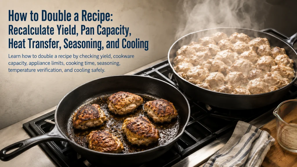 How To Double A Recipe