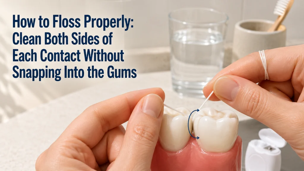 How To Floss Properly