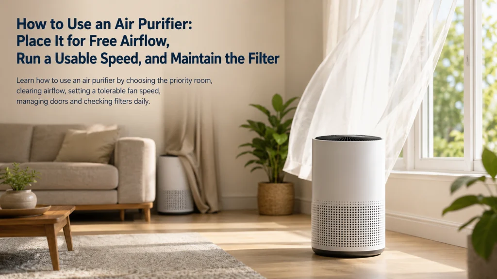 How To Use An Air Purifier