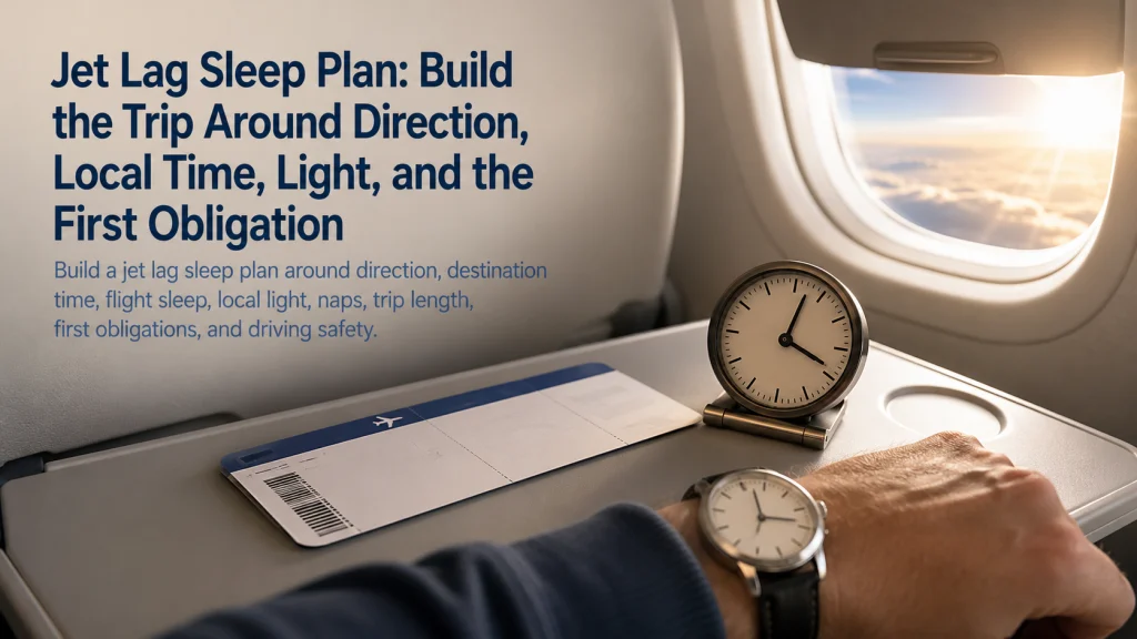 Jet Lag Sleep Plan